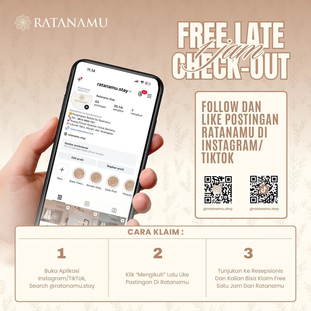 Follow&Like Postingan Ratanamu